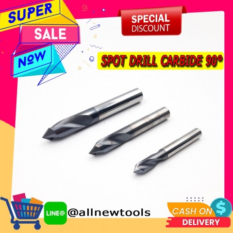 SPOT DRILL CARBIDE 90°